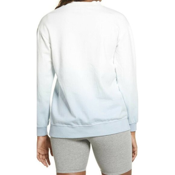 BP Dip Dye Crewneck Cotton Blend Sweatshirt women size M - Picture 2 of 9